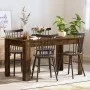 Smoked oak plywood dining table 140x74.5x76 cm by vidaXL, Kitchen and dining tables - Ref: Foro24-815198, Price: 91,36 €, Dis...