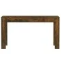Esstisch aus geräuchertem Eichensperrholz 140x74,5x76 cm von vidaXL, Küchen- und Esstische - Ref: Foro24-815198, Preis: 89,67...
