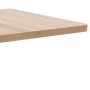 Hellbrauner MDF Bistrotisch 80x80 cm von vidaXL, Küchen- und Esstische - Ref: Foro24-286433, Preis: 189,61 €, Rabatt: %