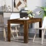 Esstisch aus geräuchertem Eichensperrholz 140x74,5x76 cm von vidaXL, Küchen- und Esstische - Ref: Foro24-815198, Preis: 89,67...