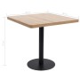 Hellbrauner MDF Bistrotisch 80x80 cm von vidaXL, Küchen- und Esstische - Ref: Foro24-286433, Preis: 189,61 €, Rabatt: %