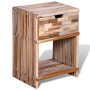 Nachttisch aus recyceltem Teakholz mit Schublade von vidaXL, Nachttische - Ref: Foro24-241715, Preis: 96,26 €, Rabatt: %