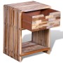 Nachttisch aus recyceltem Teakholz mit Schublade von vidaXL, Nachttische - Ref: Foro24-241715, Preis: 96,26 €, Rabatt: %