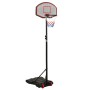 Schwarzer Basketballkorb aus Polyethylen, 216–250 cm von vidaXL, Basketballkörbe - Ref: Foro24-93656, Preis: 95,63 €, Rabatt: %