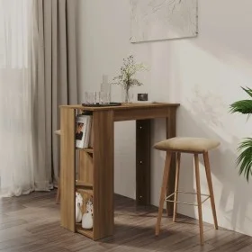 High table with oak brown shelf 102x50x103.5 cm by vidaXL, Kitchen and dining tables - Ref: Foro24-812965, Price: 74,27 €, Di...