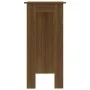 Mesa alta con estante marrón roble 102x50x103,5 cm de vidaXL, Mesas de cocina y de comedor - Ref: Foro24-812965, Precio: 74,0...
