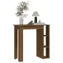 Mesa alta con estante marrón roble 102x50x103,5 cm de vidaXL, Mesas de cocina y de comedor - Ref: Foro24-812965, Precio: 74,0...