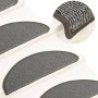 Felpudos para escaleras (15 unidades, 65 x 21 x 4 cm, gris