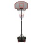 Schwarzer Basketballkorb aus Polyethylen, 216–250 cm von vidaXL, Basketballkörbe - Ref: Foro24-93656, Preis: 95,63 €, Rabatt: %