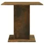 Smoked oak plywood dining table 80x80x75 cm by vidaXL, Kitchen and dining tables - Ref: Foro24-825822, Price: 72,32 €, Discou...