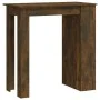 High table with smoked oak shelf 102x50x103.5 cm by vidaXL, Kitchen and dining tables - Ref: Foro24-812966, Price: 85,06 €, D...