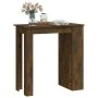 High table with smoked oak shelf 102x50x103.5 cm by vidaXL, Kitchen and dining tables - Ref: Foro24-812966, Price: 85,06 €, D...