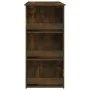 High table with smoked oak shelf 102x50x103.5 cm by vidaXL, Kitchen and dining tables - Ref: Foro24-812966, Price: 85,06 €, D...
