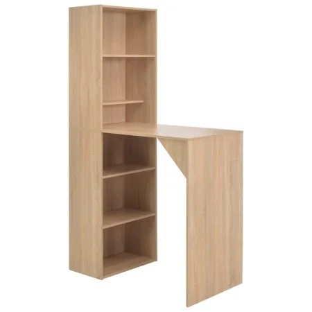 Bar table with oak color cabinet 115x59x200 cm by vidaXL, Kitchen and dining tables - Ref: Foro24-280229, Price: 157,26 €, Di...