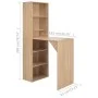 Bar table with oak color cabinet 115x59x200 cm by vidaXL, Kitchen and dining tables - Ref: Foro24-280229, Price: 157,26 €, Di...