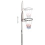 Schwarzer Basketballkorb aus Polyethylen, 216–250 cm von vidaXL, Basketballkörbe - Ref: Foro24-93656, Preis: 95,63 €, Rabatt: %