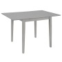 Grauer ausziehbarer Esstisch (80-120)x80x74 cm MDF von vidaXL, Küchen- und Esstische - Ref: Foro24-247627, Preis: 201,94 €, R...
