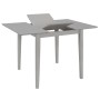 Grauer ausziehbarer Esstisch (80-120)x80x74 cm MDF von vidaXL, Küchen- und Esstische - Ref: Foro24-247627, Preis: 201,94 €, R...