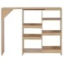 Bar table with mobile black shelf 138x39x110 cm by vidaXL, Kitchen and dining tables - Ref: Foro24-280224, Price: 126,55 €, D...