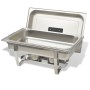 3-teiliges Buffet-Essenswärmer-Set aus Edelstahl von vidaXL, Wilderer - Ref: Foro24-50529, Preis: 203,07 €, Rabatt: %