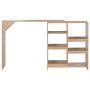 Bar table with mobile black shelf 138x39x110 cm by vidaXL, Kitchen and dining tables - Ref: Foro24-280224, Price: 137,37 €, D...