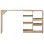 Bar table with mobile black shelf 138x39x110 cm by vidaXL, Kitchen and dining tables - Ref: Foro24-280224, Price: 126,55 €, D...