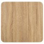 Hellbrauner MDF-Bistrotisch 50x50 cm von vidaXL, Küchen- und Esstische - Ref: Foro24-286426, Preis: 120,88 €, Rabatt: %