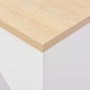 High bar table with white mobile shelf 138x39x110 cm by vidaXL, Kitchen and dining tables - Ref: Foro24-280225, Price: 135,70...