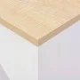 High bar table with white mobile shelf 138x39x110 cm by vidaXL, Kitchen and dining tables - Ref: Foro24-280225, Price: 136,14...