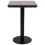 Dark brown MDF bistro table 50x50 cm by vidaXL, Kitchen and dining tables - Ref: Foro24-286428, Price: 133,18 €, Discount: %