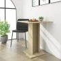 Sonoma oak plywood bistro table 60x60x75 cm by vidaXL, Kitchen and dining tables - Ref: Foro24-802105, Price: 46,95 €, Discou...