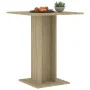 Sonoma oak plywood bistro table 60x60x75 cm by vidaXL, Kitchen and dining tables - Ref: Foro24-802105, Price: 46,95 €, Discou...