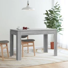 Gray Sonoma engineered wood dining table 120x60x76 cm by vidaXL, Kitchen and dining tables - Ref: Foro24-815388, Price: 74,23...