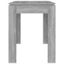 Grauer Esstisch aus Sonoma-Holzwerkstoff, 120 x 60 x 76 cm von vidaXL, Küchen- und Esstische - Ref: Foro24-815388, Preis: 75,...