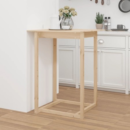 Stehtisch aus massivem Kiefernholz, 80 x 80 x 110 cm von vidaXL, Küchen- und Esstische - Ref: Foro24-822182, Preis: 80,82 €, ...