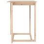 Stehtisch aus massivem Kiefernholz, 80 x 80 x 110 cm von vidaXL, Küchen- und Esstische - Ref: Foro24-822182, Preis: 80,82 €, ...