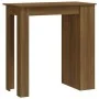 Mesa alta con estante marrón roble 102x50x103,5 cm de vidaXL, Mesas de cocina y de comedor - Ref: Foro24-812968, Precio: 84,1...