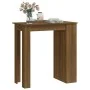 Mesa alta con estante marrón roble 102x50x103,5 cm de vidaXL, Mesas de cocina y de comedor - Ref: Foro24-812968, Precio: 84,1...