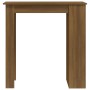 Hoher Tisch mit eichenbrauner Ablage 102x50x103,5 cm von vidaXL, Küchen- und Esstische - Ref: Foro24-812968, Preis: 85,41 €, ...