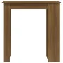 Mesa alta con estante marrón roble 102x50x103,5 cm de vidaXL, Mesas de cocina y de comedor - Ref: Foro24-812968, Precio: 84,1...
