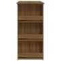 Hoher Tisch mit eichenbrauner Ablage 102x50x103,5 cm von vidaXL, Küchen- und Esstische - Ref: Foro24-812968, Preis: 85,41 €, ...