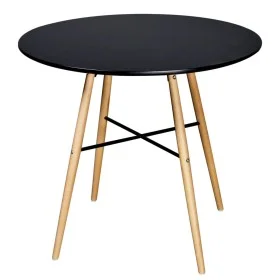 Mesa de comedor redonda MDF negra de vidaXL, Mesas de cocina y de comedor - Ref: Foro24-241304, Precio: 157,07 €, Descuento: %