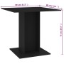 Esstisch aus schwarzem Sperrholz, 80x80x75 cm von vidaXL, Küchen- und Esstische - Ref: Foro24-800253, Preis: 82,35 €, Rabatt: %