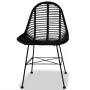 Dining chairs 4 units of black natural rattan by vidaXL, dining chairs - Ref: Foro24-244572, Price: 354,32 €, Discount: %