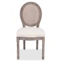 Sillas de comedor 4 unidades tela color crema de vidaXL, Sillas de comedor - Ref: Foro24-244090, Precio: 615,70 €