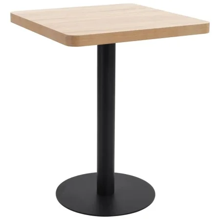 Hellbrauner MDF-Bistrotisch 60x60 cm von vidaXL, Küchen- und Esstische - Ref: Foro24-286430, Preis: 116,23 €, Rabatt: %