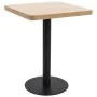 Light brown MDF bistro table 60x60 cm by vidaXL, Kitchen and dining tables - Ref: Foro24-286430, Price: 121,18 €, Discount: %