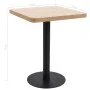 Light brown MDF bistro table 60x60 cm by vidaXL, Kitchen and dining tables - Ref: Foro24-286430, Price: 121,18 €, Discount: %