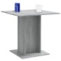 Sonoma Esstisch aus grauem Sperrholz 80x80x75 cm von vidaXL, Küchen- und Esstische - Ref: Foro24-825823, Preis: 66,85 €, Raba...