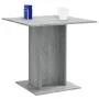 Sonoma Esstisch aus grauem Sperrholz 80x80x75 cm von vidaXL, Küchen- und Esstische - Ref: Foro24-825823, Preis: 64,86 €, Raba...